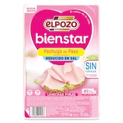 Pechuga de pavo reducida en sal Elpozo Bienstar 65 g