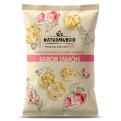 Mini tortitas de maíz y arroz sabor jamón Dia Naturmundo 75 g