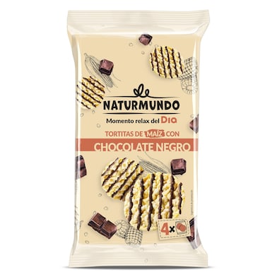 Tortitas de maíz con chocolate negro Dia Naturmundo 90 g-0