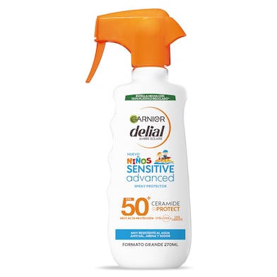 Leche solar niños sensitive advanced spf 50 Delial 270 ml-0