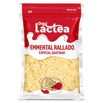 Queso emmental rallado Dia Láctea 200 g-0 Queso emmental rallado Dia Láctea 200 g-0
