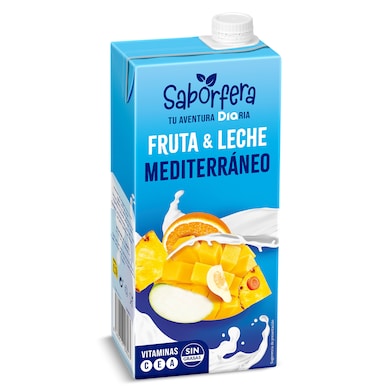 Bebida de fruta y leche mediterráneo Dia Saborfera 1 L-0 Bebida de fruta y leche mediterráneo Dia Saborfera 1 L-0