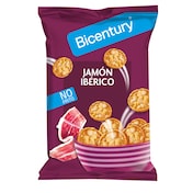 Tortitas de maíz sabor jamón ibérico Bicentury 70 g
