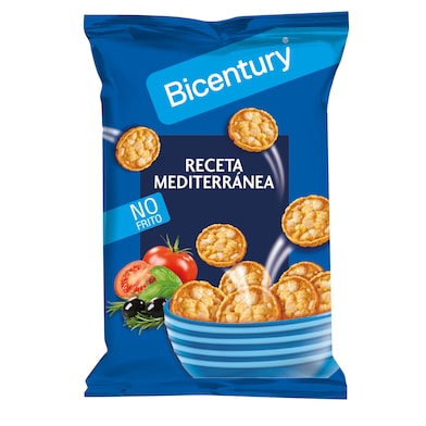 Tortitas de maíz receta mediterránea Bicentury 70 g-0