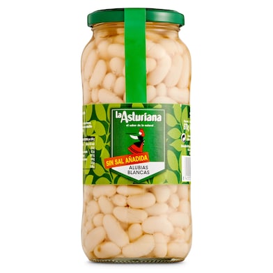 Alubias cocidas sin sal La Asturiana 400 g-0 Alubias cocidas sin sal La Asturiana 400 g-0