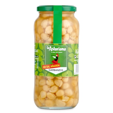 Garbanzos cocidos sin sal La Asturiana 400 g-0 Garbanzos cocidos sin sal La Asturiana 400 g-0