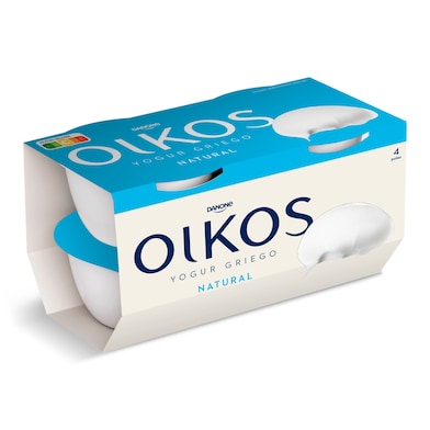 Yogur griego natural Oikos 4 x 110 g-0 Yogur griego natural Oikos 4 x 110 g-0