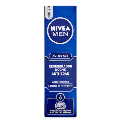 Crema de noche regeneradora antiedad Nivea 50 ml-0 Crema de noche regeneradora antiedad Nivea 50 ml-0