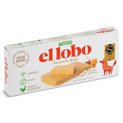 Turrón de Jijona El Lobo 185 g-0