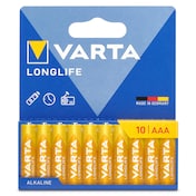 Pilas AAA Varta 10 unidades