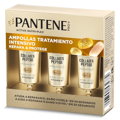Ampollas tratamiento intensivo repara y protege Pantene 3 unidades-0 Ampollas tratamiento intensivo repara y protege Pantene 3 unidades-0