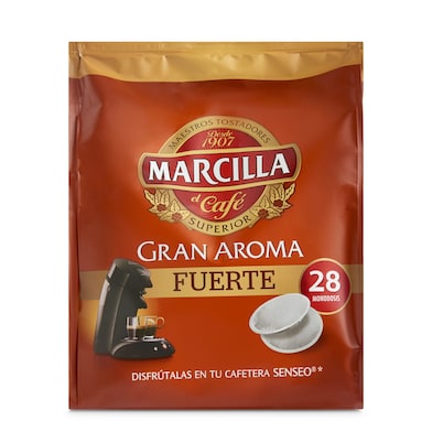 Cápsulas de café fuerte gran aroma Marcilla 28 unidades-0 Cápsulas de café fuerte gran aroma Marcilla 28 unidades-0