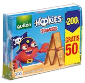 Galletas hookies tuestis Gullón caja 400 + 200 g gratis