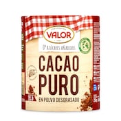 Cacao puro en polvo 0% azúcares añadidos Valor 250 g
