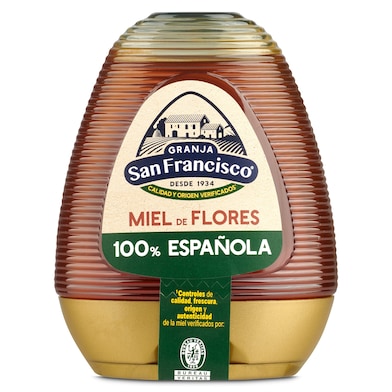 Miel de flores antigoteo Granja san fancisco 350 g-0 Miel de flores antigoteo Granja san fancisco 350 g-0