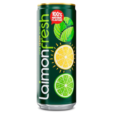 Refresco de lima limón con menta Laimon fresh lata 33 cl-0 Refresco de lima limón con menta Laimon fresh lata 33 cl-0