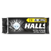 Caramelos sabor menta extra fuerte Halls 2 x 32 g