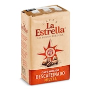 Café molido mezcla descafeinado La Estrella 250 g
