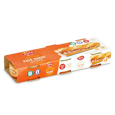 Paté suave Apis 3 x 80 g-0 Paté suave Apis 3 x 80 g-0