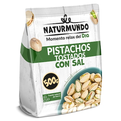 Pistacho tostado salado Dia Naturmundo 500 g-0 Pistacho tostado salado Dia Naturmundo 500 g-0