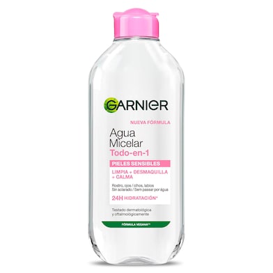 Agua micelar todo en uno Garnier 400 ml-0