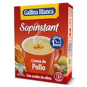 Crema de pollo con picatostes Gallina Blanca Sopinstant 63 g