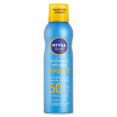 Bruma solar protege & refresca spf 50 Nivea 200 ml-0 Bruma solar protege & refresca spf 50 Nivea 200 ml-0