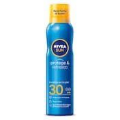 Protector solar invisible protege & refresca spf 30 Nivea 200 ml
