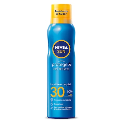 Protector solar invisible protege & refresca spf 30 Nivea 200 ml-0 Protector solar invisible protege & refresca spf 30 Nivea 200 ml-0