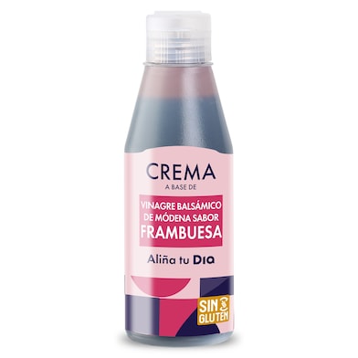 Crema de vinagre de módena con frambuesa Aliña tu Dia 220 ml-0 Crema de vinagre de módena con frambuesa Aliña tu Dia 220 ml-0