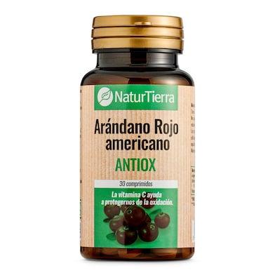 Comprimidos antioxidantes de arándano rojo Natur Tierra 30 unidades-0 Comprimidos antioxidantes de arándano rojo Natur Tierra 30 unidades-0