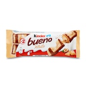 Barritas de chocolate blanco y avellanas Kinder Bueno 39 g