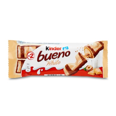 Barritas de chocolate blanco y avellanas Kinder Bueno 39 g-0 Barritas de chocolate blanco y avellanas Kinder Bueno 39 g-0