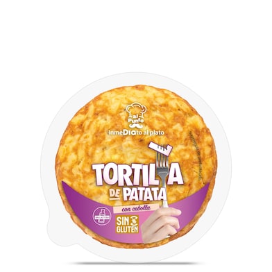 Mini tortilla de patatas con cebolla Dia Al Punto 220 g-0