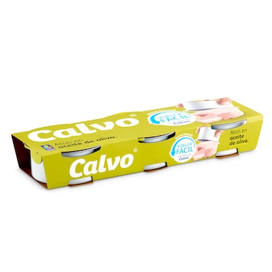 Atún en aceite de oliva Calvo 3 x 52 g-0 Atún en aceite de oliva Calvo 3 x 52 g-0