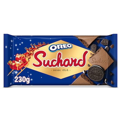Turrón de chocolate con oreo Suchard 230 g-0