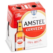 Cerveza Amstel pack 6 x 25 cl