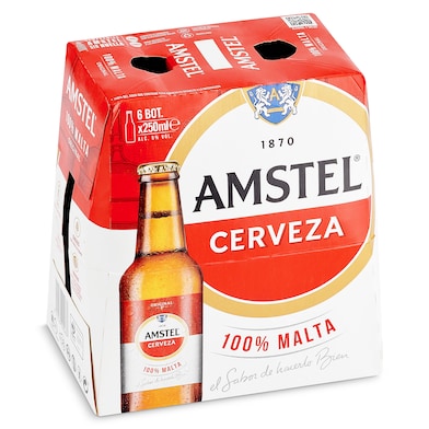 Cerveza Amstel pack 6 x 25 cl-0