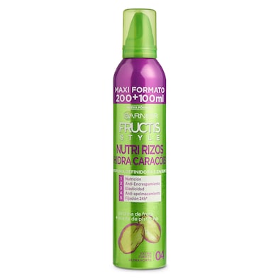 Espuma nutri rizos Fructis 300 ml-0 Espuma nutri rizos Fructis 300 ml-0