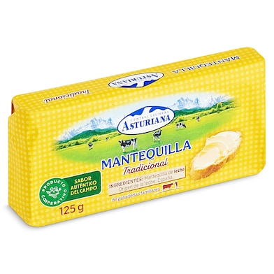Mantequilla tradicional Asturiana 125 g-0