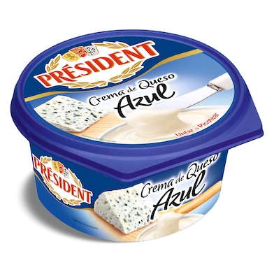 Crema de queso azul President 125 g-0 Crema de queso azul President 125 g-0