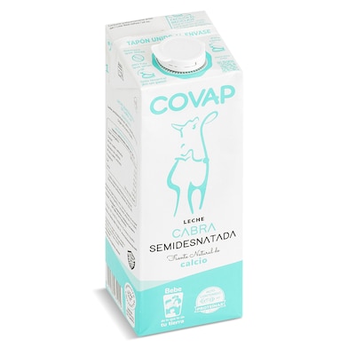Leche semidesnatada de cabra Covap 1 L-0 Leche semidesnatada de cabra Covap 1 L-0