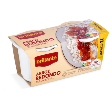Vasos de arroz redondo Brillante 2 x 200 g-0