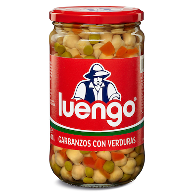 Garbanzos con verduras Luengo 400 g-0