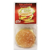Hamburguesa cheese burger Palacios 2 x 125 g