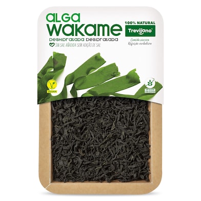 Alga wakame 100% natural Trevijano 50 g-0 Alga wakame 100% natural Trevijano 50 g-0