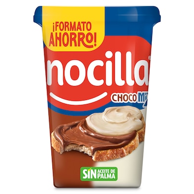 Crema de cacao y leche de avellanas dúo Nocilla 610 g-0 Crema de cacao y leche de avellanas dúo Nocilla 610 g-0