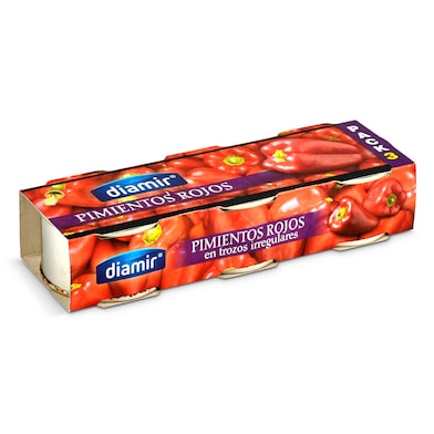 Pimientos rojos Diamir 3 x 60 g-0 Pimientos rojos Diamir 3 x 60 g-0