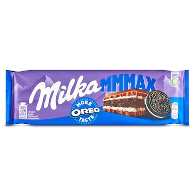 Chocolate con leche con trozos de oreo Milka 300 g-0 Chocolate con leche con trozos de oreo Milka 300 g-0