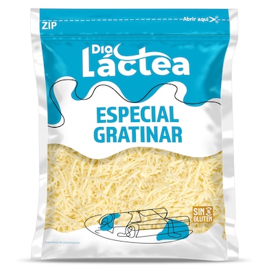 Queso rallado para gratinar Dia Láctea 200 g-0 Queso rallado para gratinar Dia Láctea 200 g-0